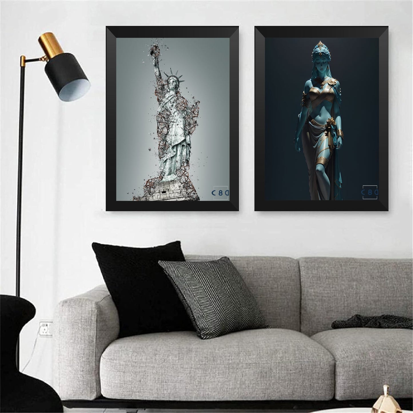 Cuadro de estatua diosa griega