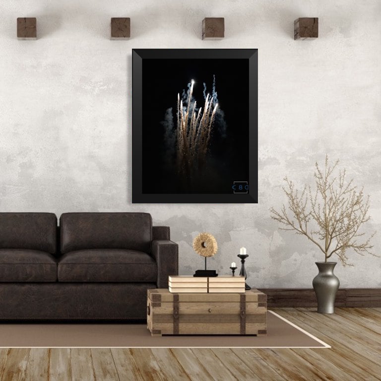 Cuadro fuegos artificiales