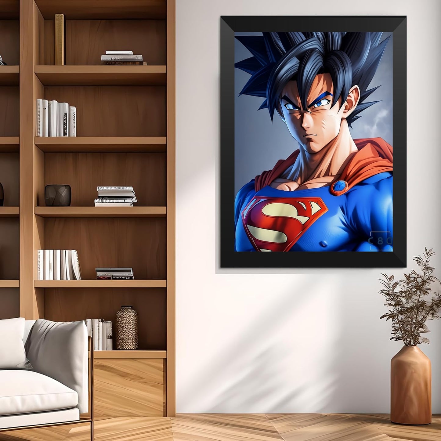 Cuadro de goku súper man