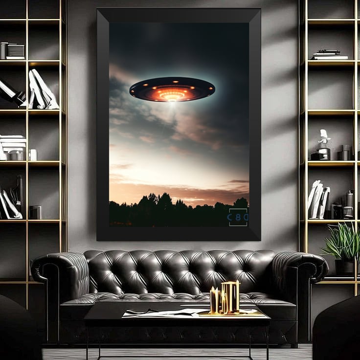 Cuadro nave extraterrestre