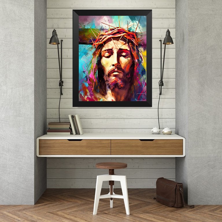 Cuadro de rostro de jesús