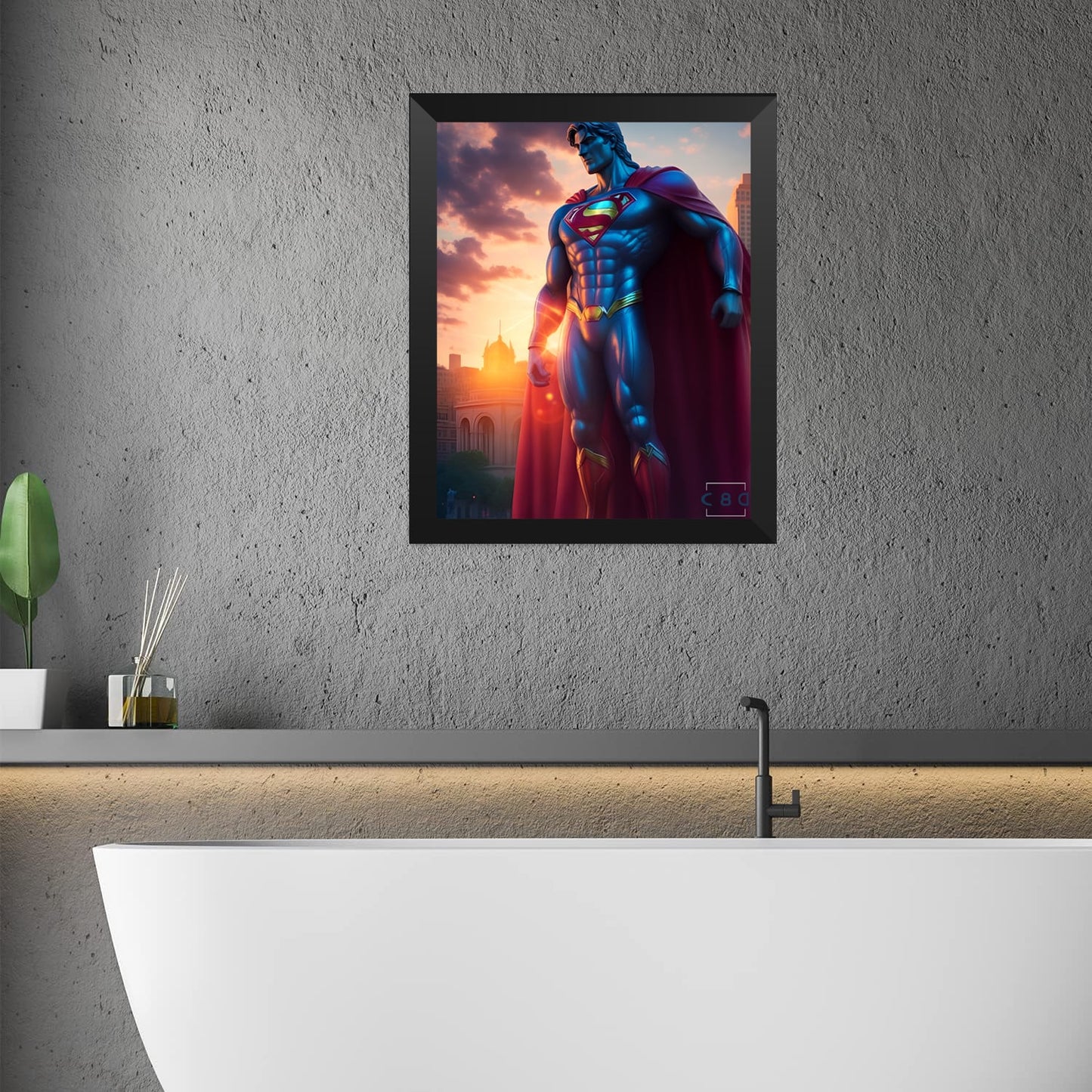 Cuadro de super man